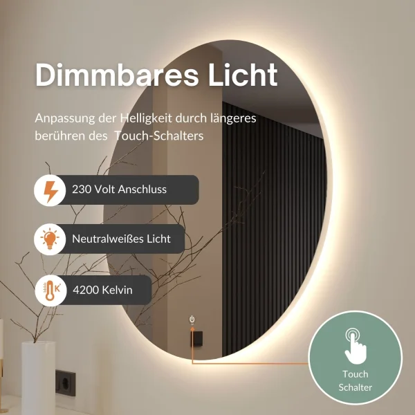 Flur Möbel Garderobe 1x Hängeschrank 140 cm weiß mit Nova Spiegel 100 cm