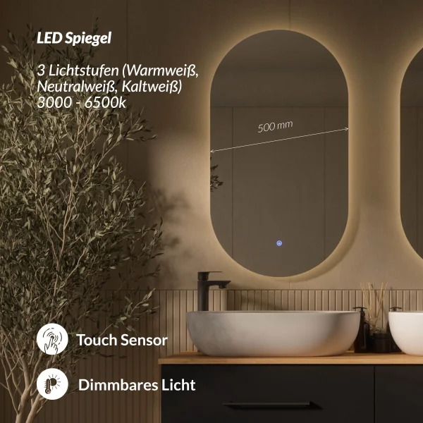 Mueble bajo de doble lavabo LUX de 140 cm, roble dorado/antracita, con 2 lavabos blancos de 60 cm, sin espejo