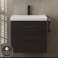Waschtisch mit Unterschrank  60 cm - anthrazit