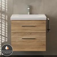 Waschtisch mit Unterschrank  60 cm - sonoma eiche