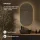 Double Vanity LUX – 180 cm Golden Oak/Anthracite, LED Mirror & Soft-Open