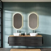 LUX Badmöbel-Set – 180 cm Gold...