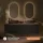 LUX Badmöbel-Set – 180 cm Gold Eiche/Anthrazit, Doppelwaschtisch mit 2× Aufsatzwaschbecken 60 cm Schwarz & 2× LED-Spiegel 50 cm