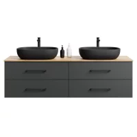 LUX Badmöbel-Set – 180 cm Gold...