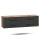 LUX Vanity Base Unit – 180 cm Golden Oak/Anthracite