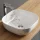 Lavabo da appoggio 42 cm, marmo bianco