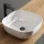 Lavabo da appoggio 42 cm, marmo bianco