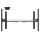 Electric height-adjustable table frame, black