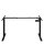 Height-adjustable electric table frame, black