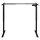 Height-adjustable electric table frame, black