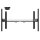 Height-adjustable electric table frame, black