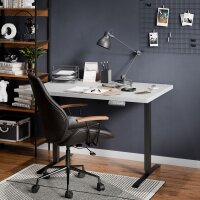 Höhenverstellbarer Schreibtisch 120 x 80 x 3,2 cm...