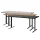 Height-adjustable desk, 160 x 80 x 3.2 cm, available in three different colors