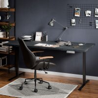 Höhenverstellbarer Schreibtisch 160 x 80 x 3,6 cm...