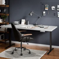 Bureau réglable en hauteur 160 x 80 x 3,2 cm...
