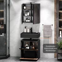 Waschtischunterschrank EDA 60 cm mit Spiegelschrank...