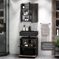 Waschtischunterschrank EDA 60 cm mit Spiegelschrank...