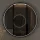 Mirror NOVA round 60 cm with black frame and LED lighting
