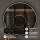 Mirror NOVA round 60 cm with black frame and LED lighting