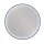 Mirror NOVA round 60 cm with black frame and LED lighting