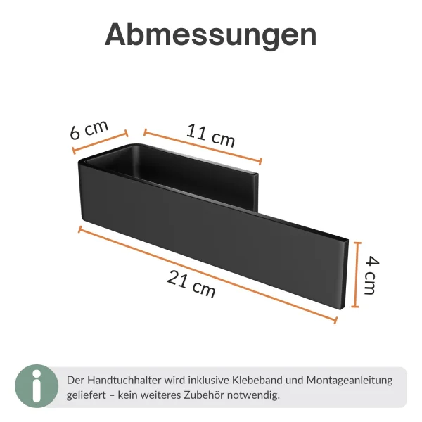 Handtuchhalter 21 cm in verschiedenen Farben