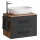 Towel holder 39 cm silver grey brushed