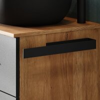 Handtuchhalter 39 cm Schwarz Matt