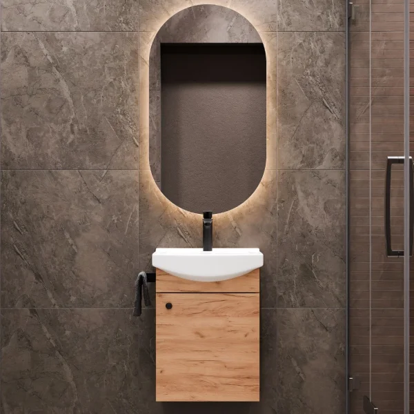 Towel holder 21 cm in various colours Black matt