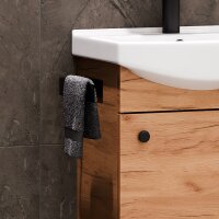 Handtuchhalter 21 cm Schwarz Matt