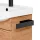 Towel holder 21 cm in various colours Black matt