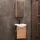 Towel holder 21 cm in various colours Black matt