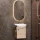 Towel holder 21 cm silver grey brushed