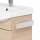 Towel holder 21 cm silver grey brushed