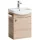 Towel holder 21 cm silver grey brushed
