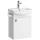 Towel holder 21 cm silver grey brushed