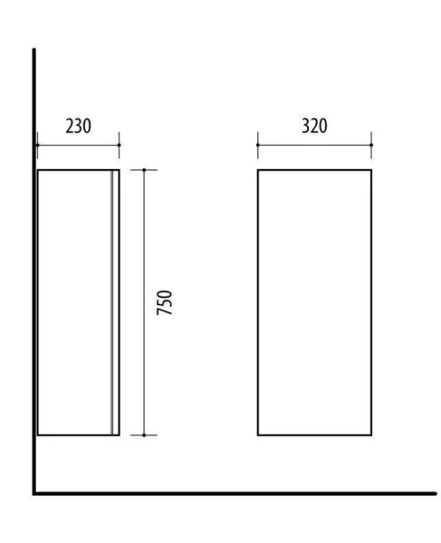 Guest WC set 40 cm - Configurator