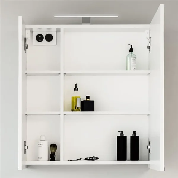 Mirror cabinet with LED 64cm