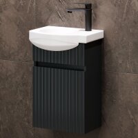 Waschtischunterschrank mit Waschbecken Wega 40 cm Matt