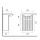 Wega 40 cm Matte Vanity Cabinet with Sink