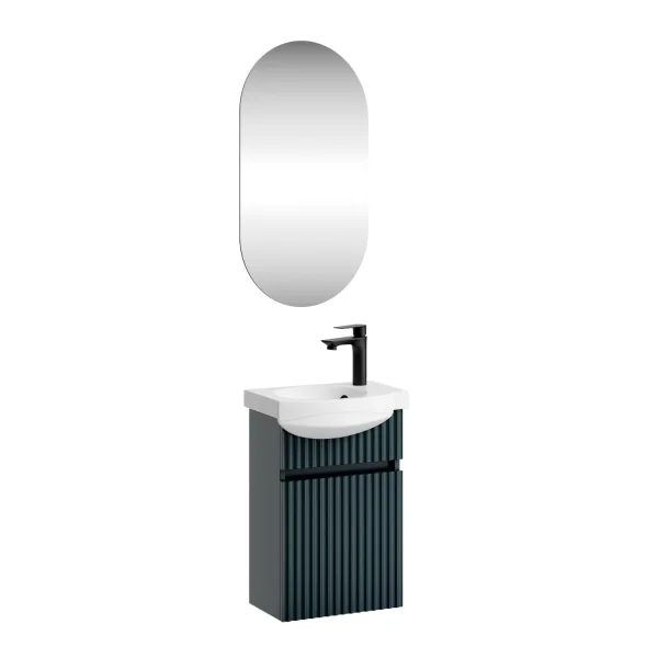 Badmöbel-Set mit Spiegel Wega Matt 40cm