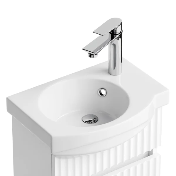 Badmöbel-Set mit Spiegelschrank Wega Matt 40cm