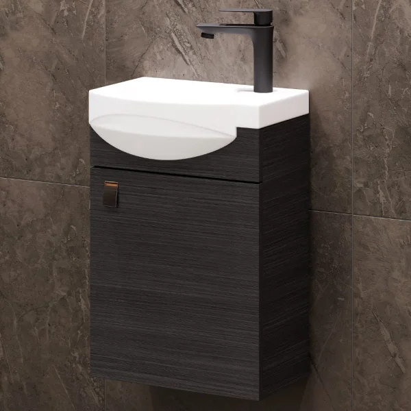 Mueble bajo con lavabo de 40 cm incluido
