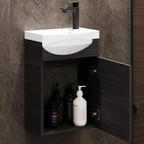 Mueble bajo con lavabo de 40 cm incluido