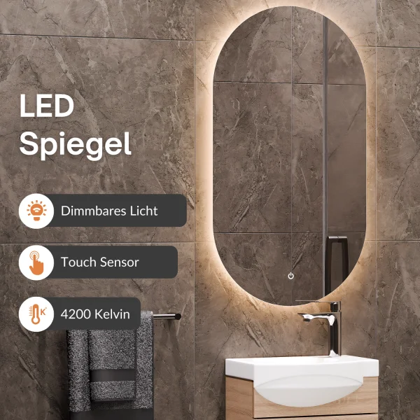 Badmöbel-Set mit Spiegel 40cm