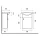 Bathroom furniture set with mirror cabinet 40cm