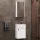 Bathroom furniture set with mirror cabinet 40cm