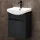 Waschtischunterschrank mit Waschbecken Wega 45 cm Matt