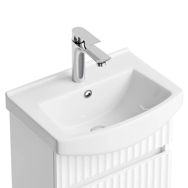Badmöbel-Set mit Spiegelschrank Wega Matt 45cm