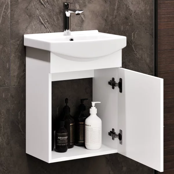 Unterschrank mit Waschbecken 45cm