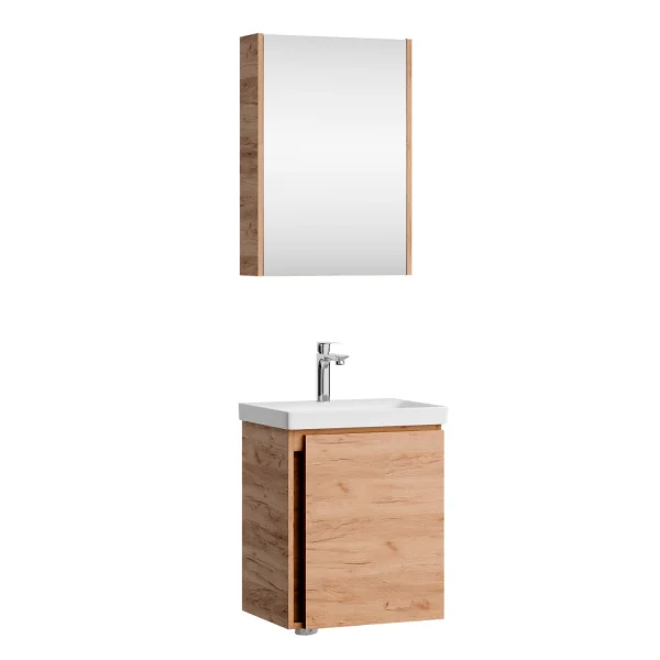 Badmöbel-Set mit Spiegelschrank 50cm